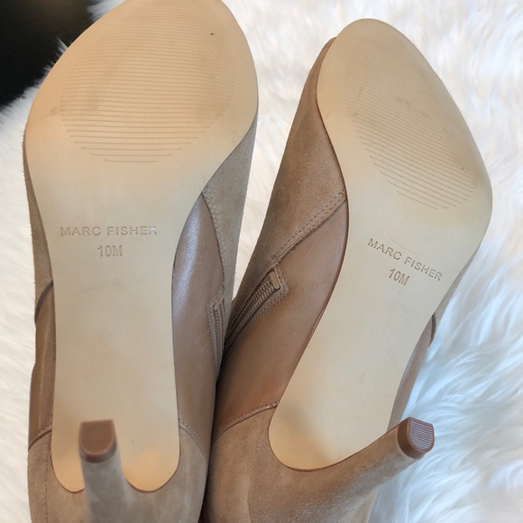 Marc Fisher | NWOB Peep Toe Shimmee Ankle Boots📦 - Picture 5 of 5